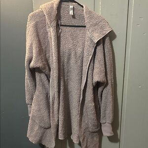90 Degree By Reflex Taupe Sherpa Jacket